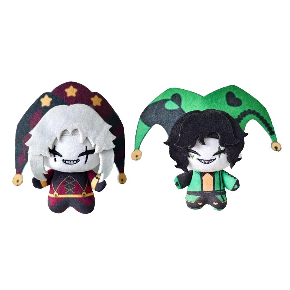 10cm Funny Lovely Anime Game The Freak Circus Harlequin Pierrot Character Peripherals Plush Toys Plushie Stuffed Doll