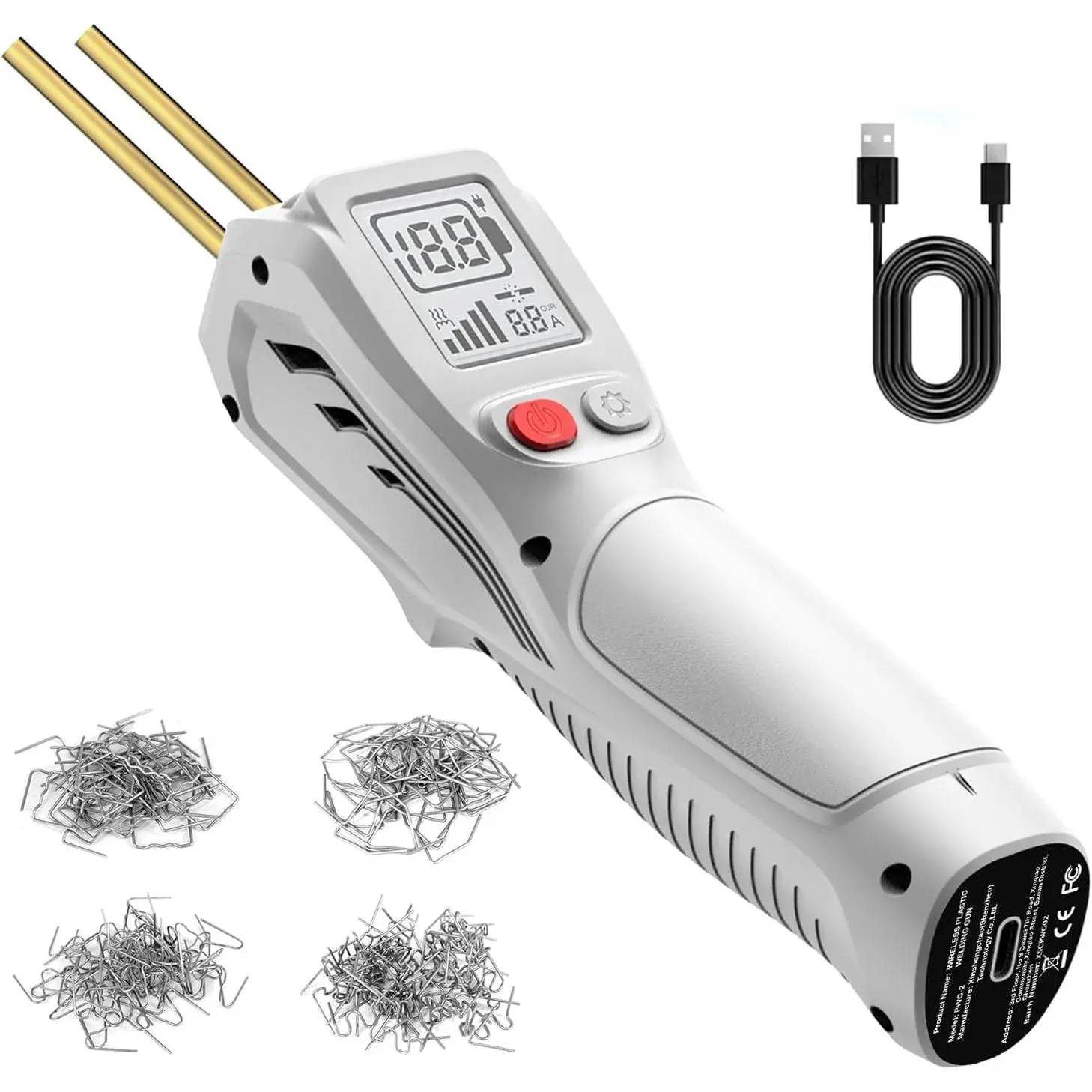500W Power Welder Kit with 200PCS Welder Stapler for Bumper Repair, Plastic Surfaces Fixes, DIY Users’ Projects
