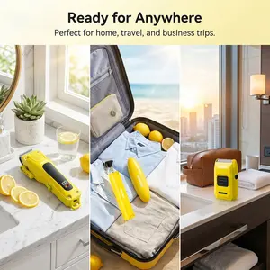 Weeme Men's Grooming Set, 4-Piece/lemon Electric Hair Clipper, Wireless T-Blade Trimmer, USB Rechargeable, Ideal Gift for Dad