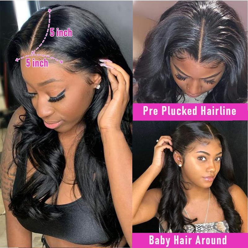 Bling Hair Wear 6x4 Body Wave Glueless Wig Human Hair Ready To Wear Brazilian 5x5 Lace Closure Wigs Long Straight For Women Pre plucked Sale 180% Density 12-36 Inch