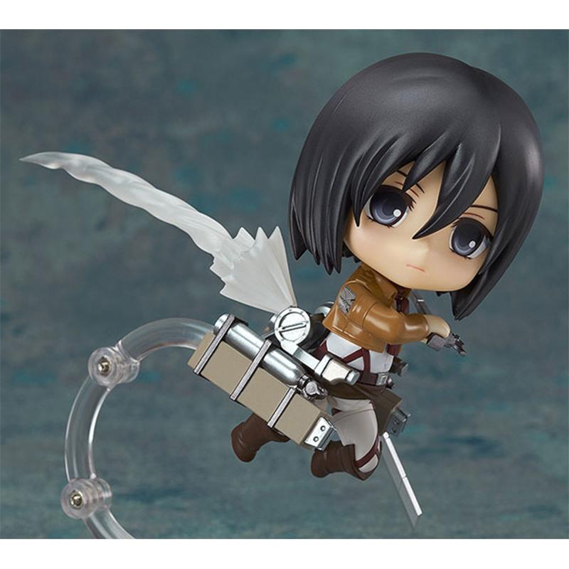 Attack on Titan Animation Comic Peripheral Toy Eren Mikasa Levi Hange Reiner Anime Action Movable Model Figures Collection NTR