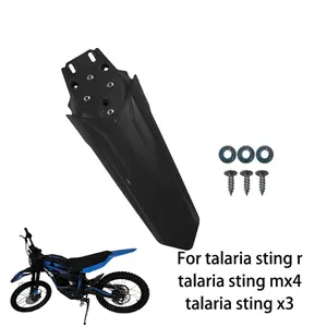 Durable Motorcycle Mudguard Set, Anti-Mud Splash Rear Fender Kit, Non-Sponge Rubber, Unvulcanized, Not for Machine & Instrument Use