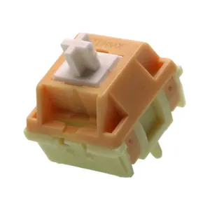 Egg Yolk Pastry Switch Linear Pre-Lubed 5 Pins HotSwap M2 Stem HMX Switches For Mx Mechanical Keyboard