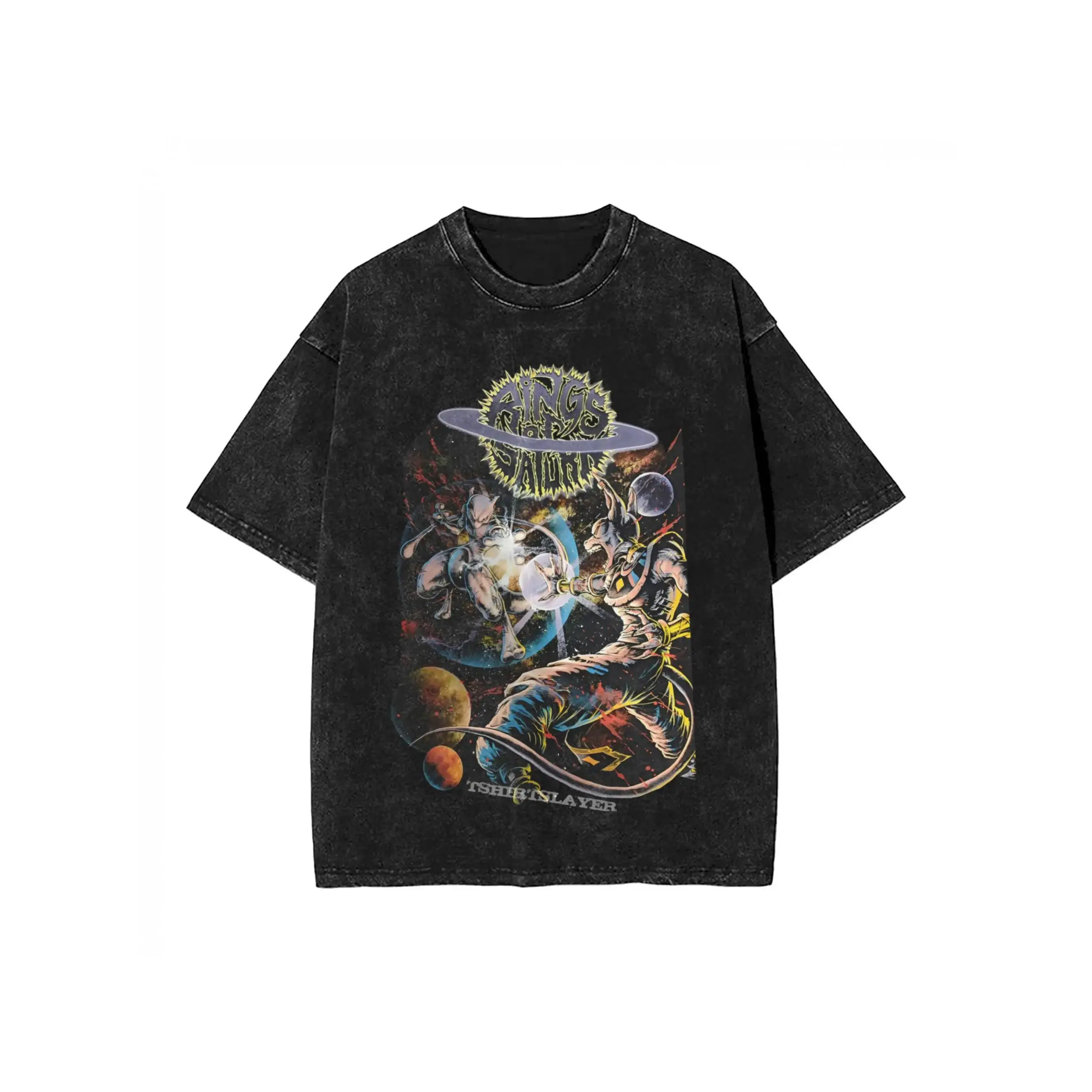 Rings of Saturn Band T-Shirts Clothes Beach Awesome Short Sleeves T-Shirt O-Neck Harajuku Design Tee Shirt Ting Ge Special