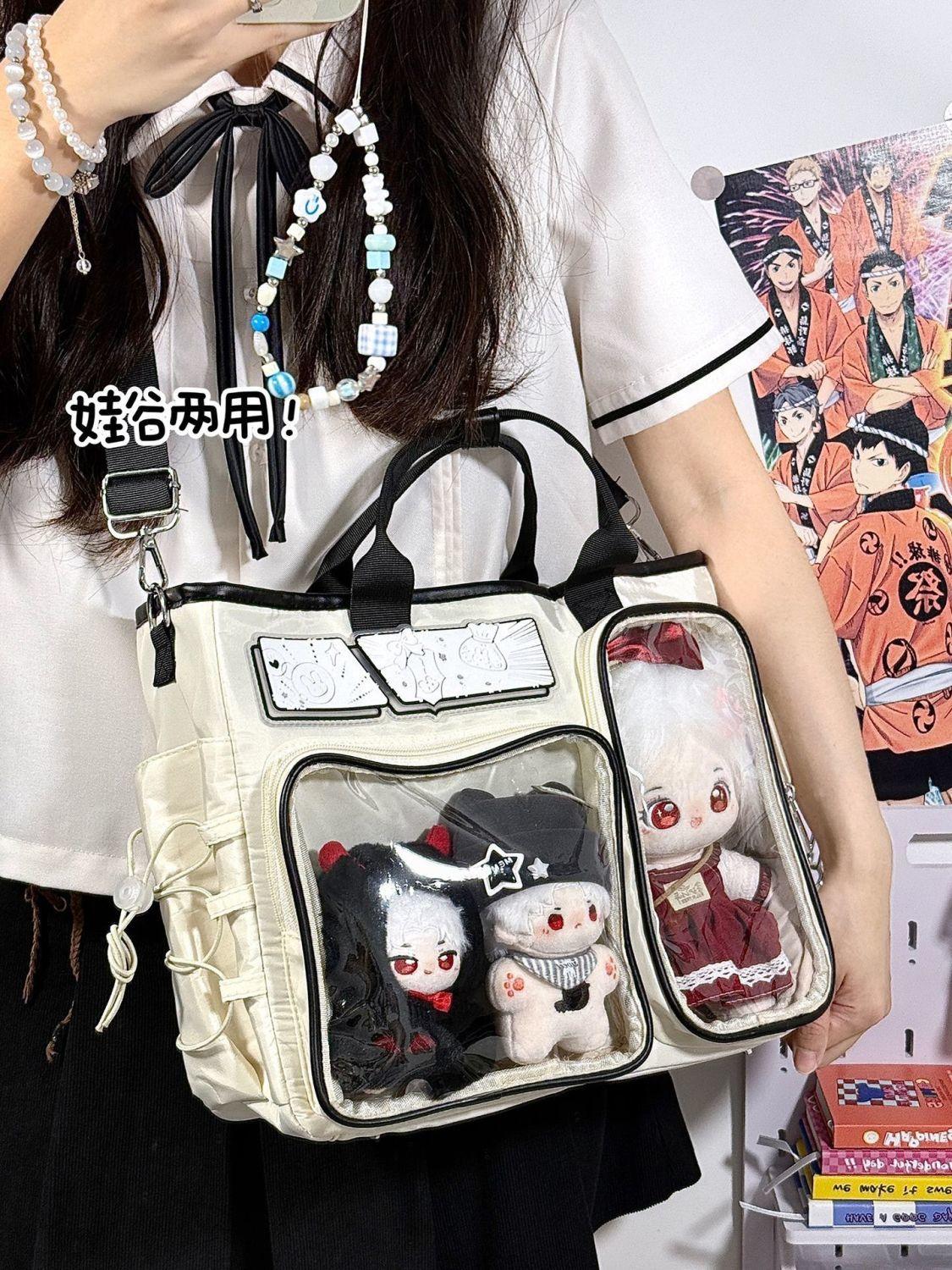 Japanese Cute Girl Ulzzang Ita Bag Daily Commuting School Bag Backpack Fashionable Y2K Shoulder Bag Dolls Bag Bags for Women