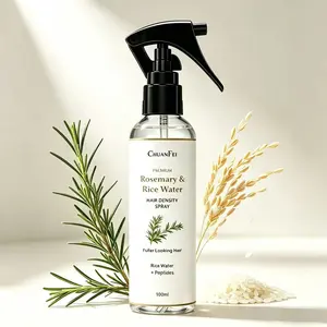 100ML Natural Rosemary Rice Water Hair Essence, Reduces Hair Loss, Deep Nourishment, Smooths Hair, Improves Frizz, Scalp Care