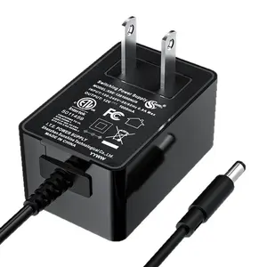 24V 1A Power Adapter, US Plug, UL&CE Certified for Nail Lamp, STB & Switch