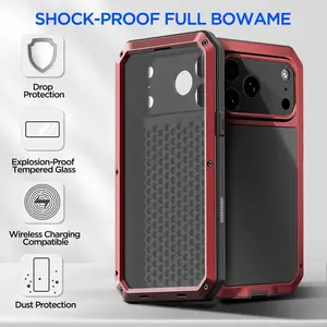 Full Body Rugged Protection Smartphone Case, Cellphone Accessories for iPhone 17 Air, 17, 16, 15, 14, 13, 12, 11 Pro Max Plus, X, XR, XS Max