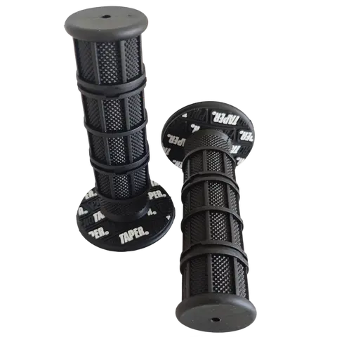 Tough Rubber Diamond Tread Slip-On Replacement Handlebar Grips Pair (7/8-in Bars) - Anti-Slip Shock-Absorbing Cushion for 50cc-450cc Adult Off-Road Bikes, All-Seasons Blue Upgrade Motor Parts Accessories (0.33 lb)