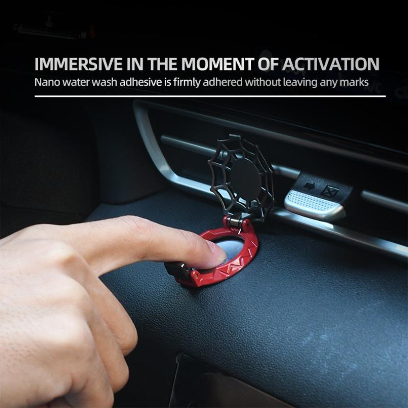 Car One-click Start Button Decoration, Spider Design Car Engine Start Stop Button Cover, Car Interior Decoration Accessories for Women & Men, Car Decorations