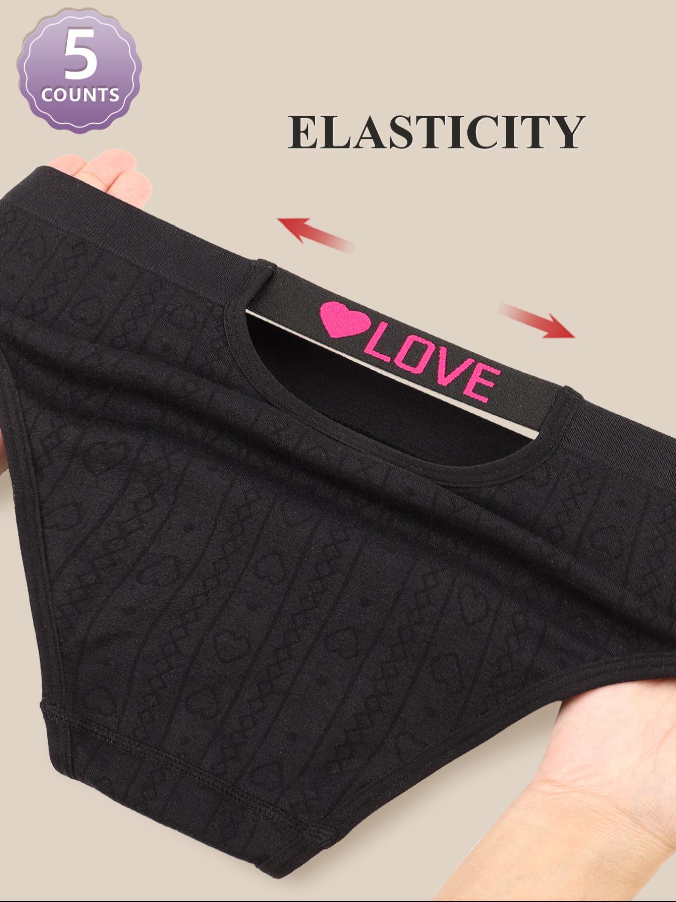 Women's Colorblock Panty, Soft Comfy Breathable Knicker for Daily Wear, Fashion Comfy Underwear for All Seasons