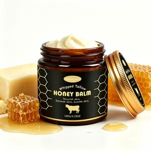 Grass-Fed Beef Tallow & Manuka Honey Balm|Anti-Wrinkle&Skin Protection|Nourishing Face Cream & Body Lotion, Multi-use Balm|Line Smoothing Hydrating Moisturizer with 100% Natural Ingredients #SummerVibes,beachoutfits