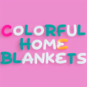 Colorful home blankets