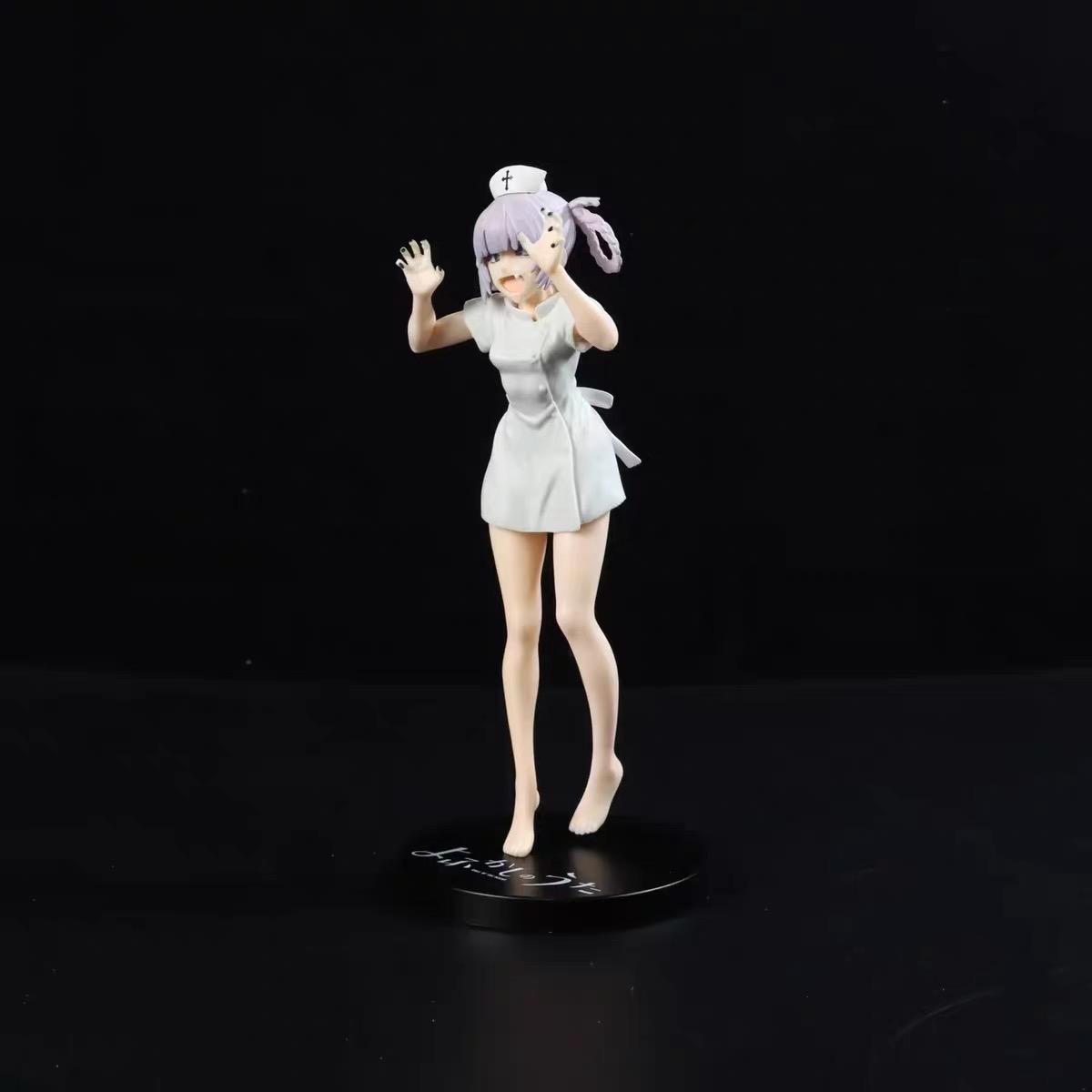 Hot 18cm Anime Call Of The Night Nanakusa Nazuna Vampire Nurse PVC Action Figure Collection Model Doll Ornaments Toys Gift