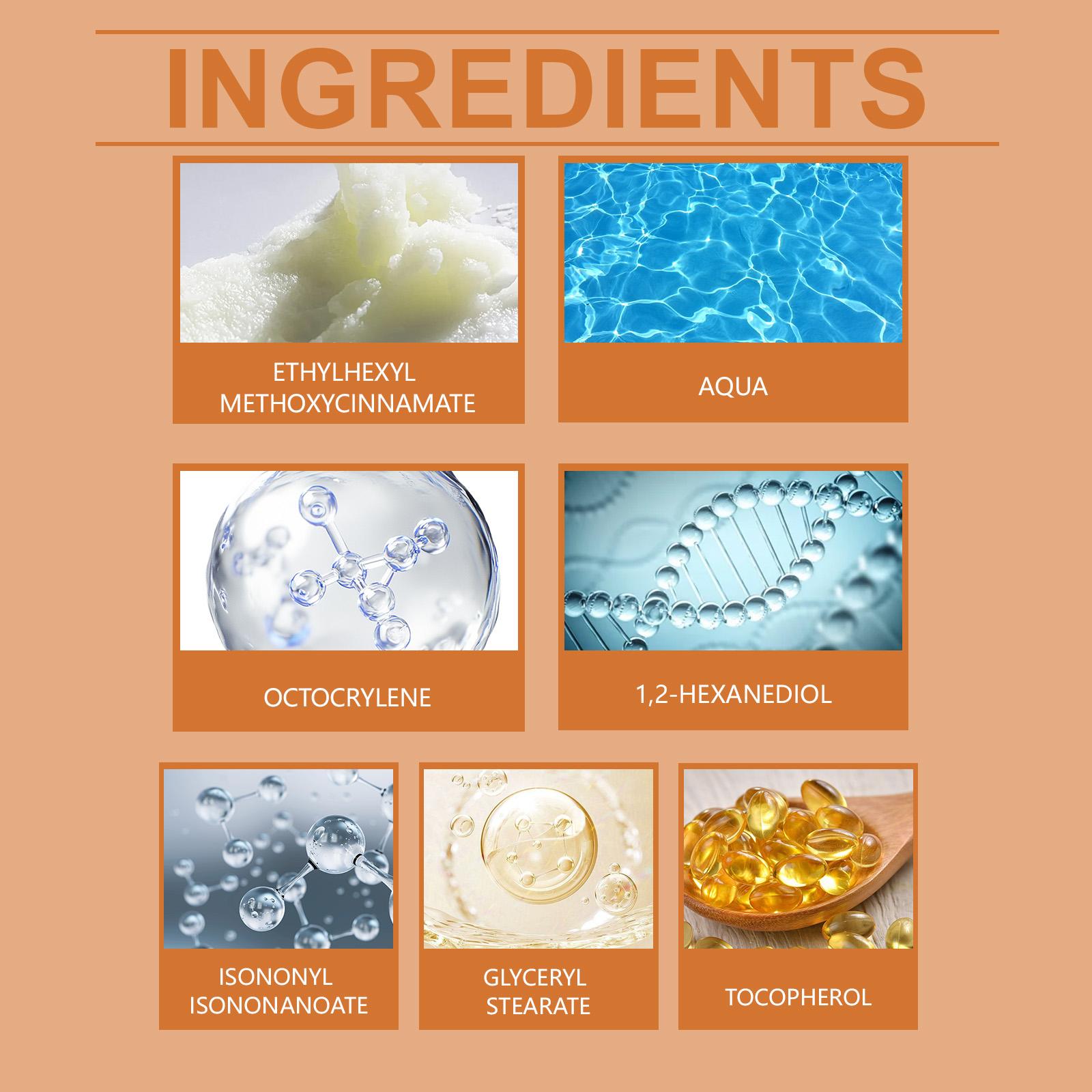 EELHOE Physical Sunscreen, Hydrating Sunblock Facial Skin Care Moisturizing And Nourishing Sunscreen