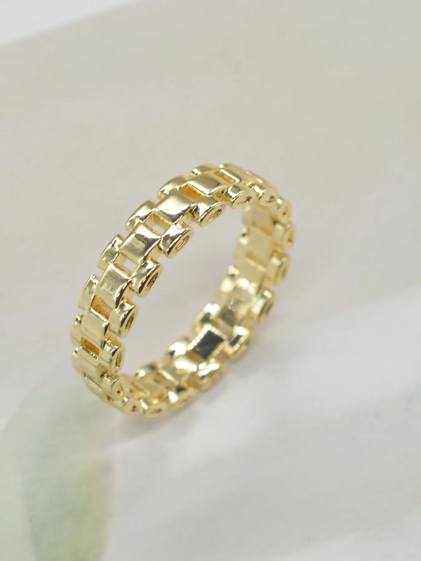 Fashionable Geometric Chain Ring, Beautiful Rings, Unisex Daily Wear Party Jewelry, Perfect Gift for Valentine's Day, Christmas, Birthday, Geometric Rings