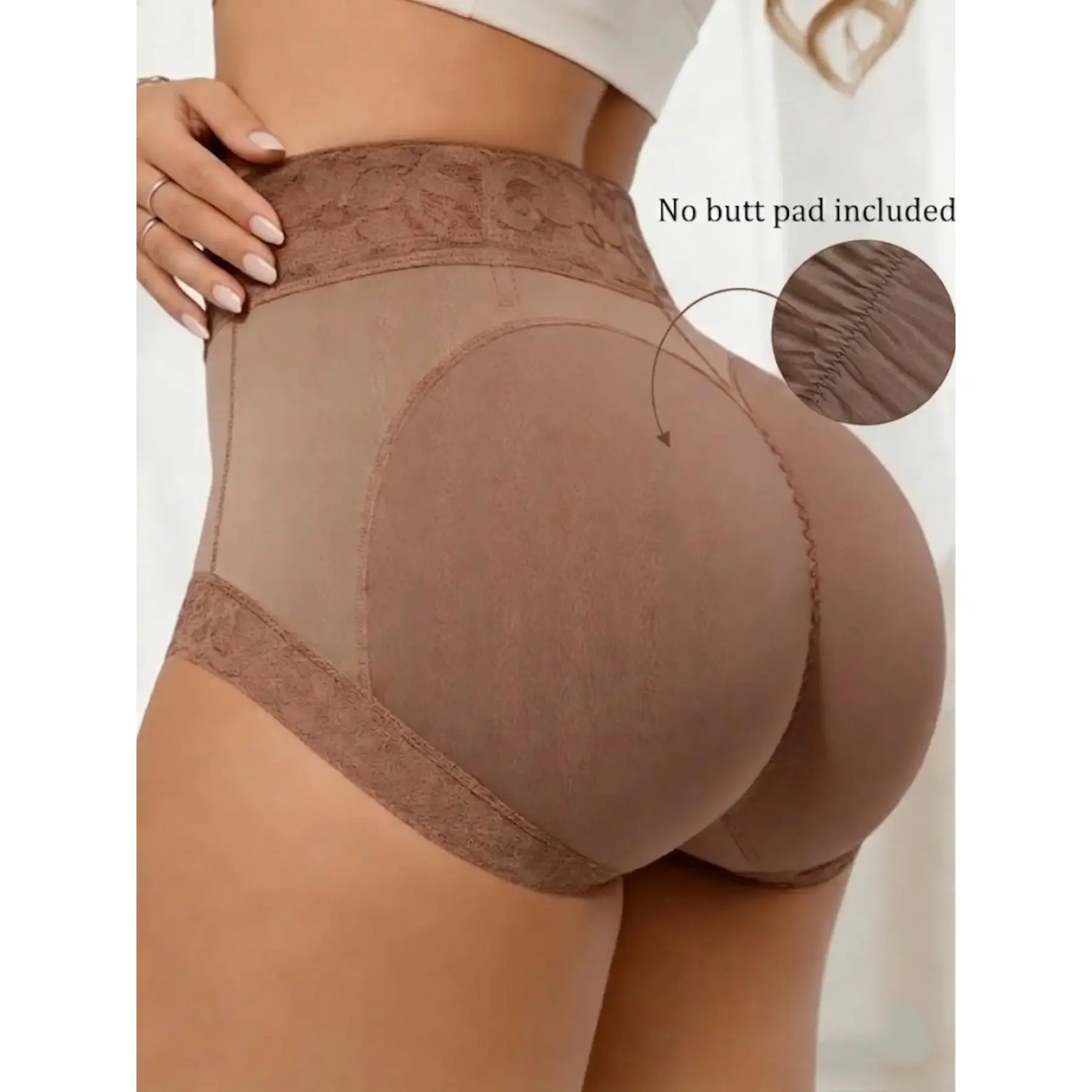 Women's Slim Fit High Waist & Butt Lifting Faja Compression High Stretch Girdle Shapewear Panty, Tight Waist Bottoms, Body Shapewear Bottoms, Lace Anti-Slip Shaping Underwear, Seamless Tummy Control Panties, Suitable for Daily Wear or Party,val,Bre,Halter