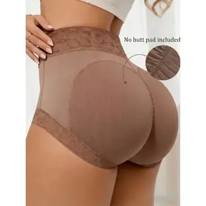 Women's Slim Fit High Waist & Butt Lifting Faja Compression High Stretch Girdle Shapewear Panty, Tight Waist Bottoms, Body Shapewear Bottoms, Lace Anti-Slip Shaping Underwear, Seamless Tummy Control Panties, Suitable for Daily Wear or Party
