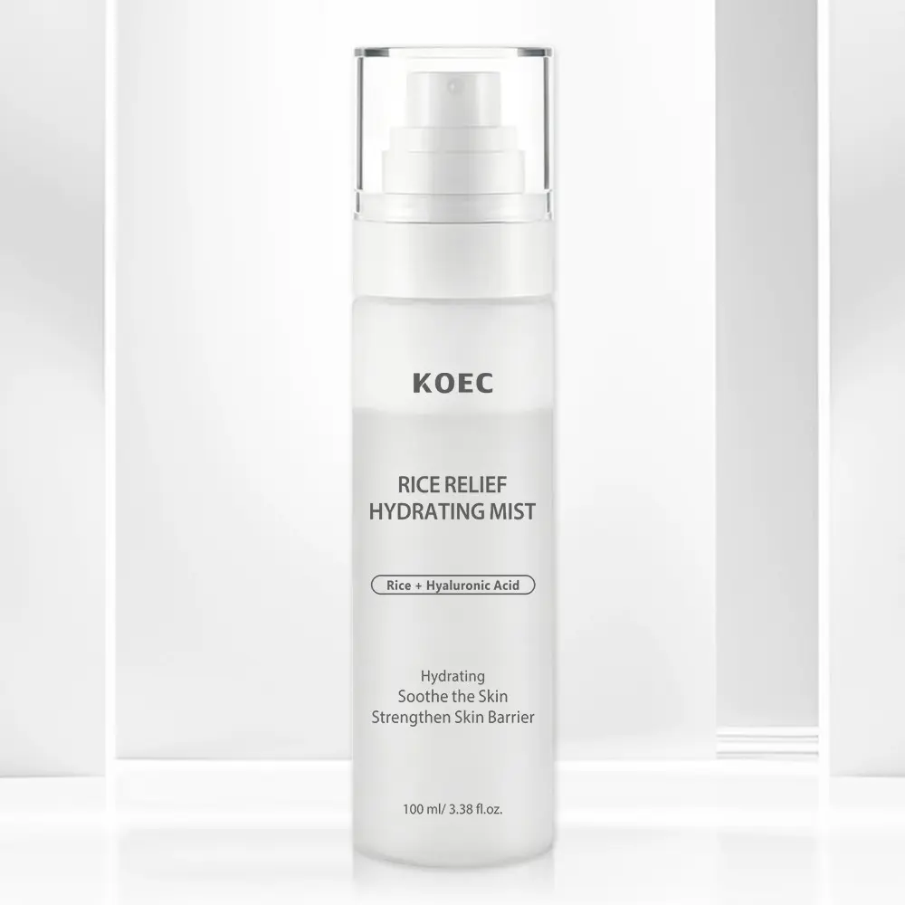 Rice Relief Hydrating Face Mist, Dewy Glow Skin Spray | Lightweight Refreshing, Instant Hydration, Calming & Soothing, Suitable for All Skin Types