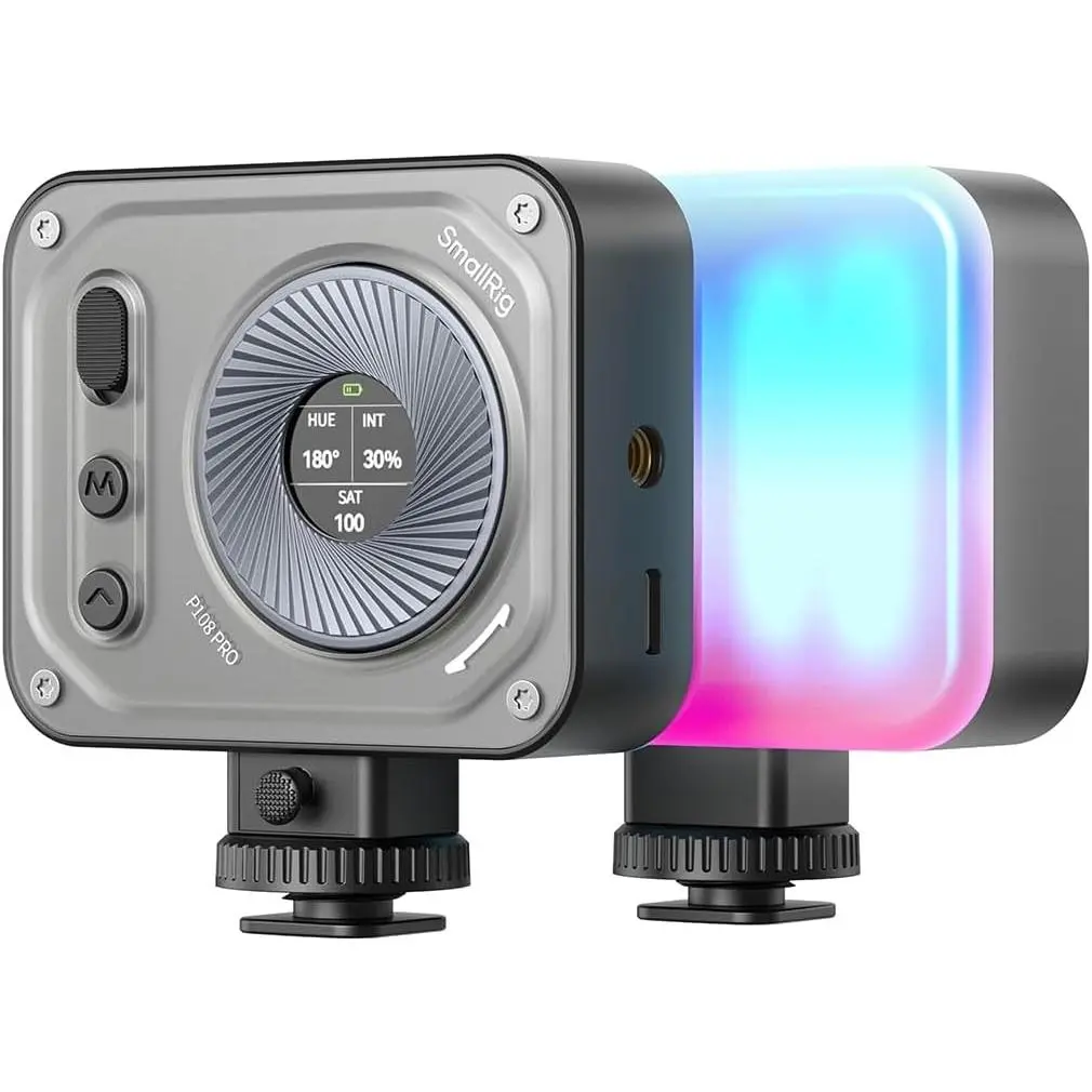 SmallRig RM120 RGB LED Video Light Panel, 7W Portable Metal Camera Light