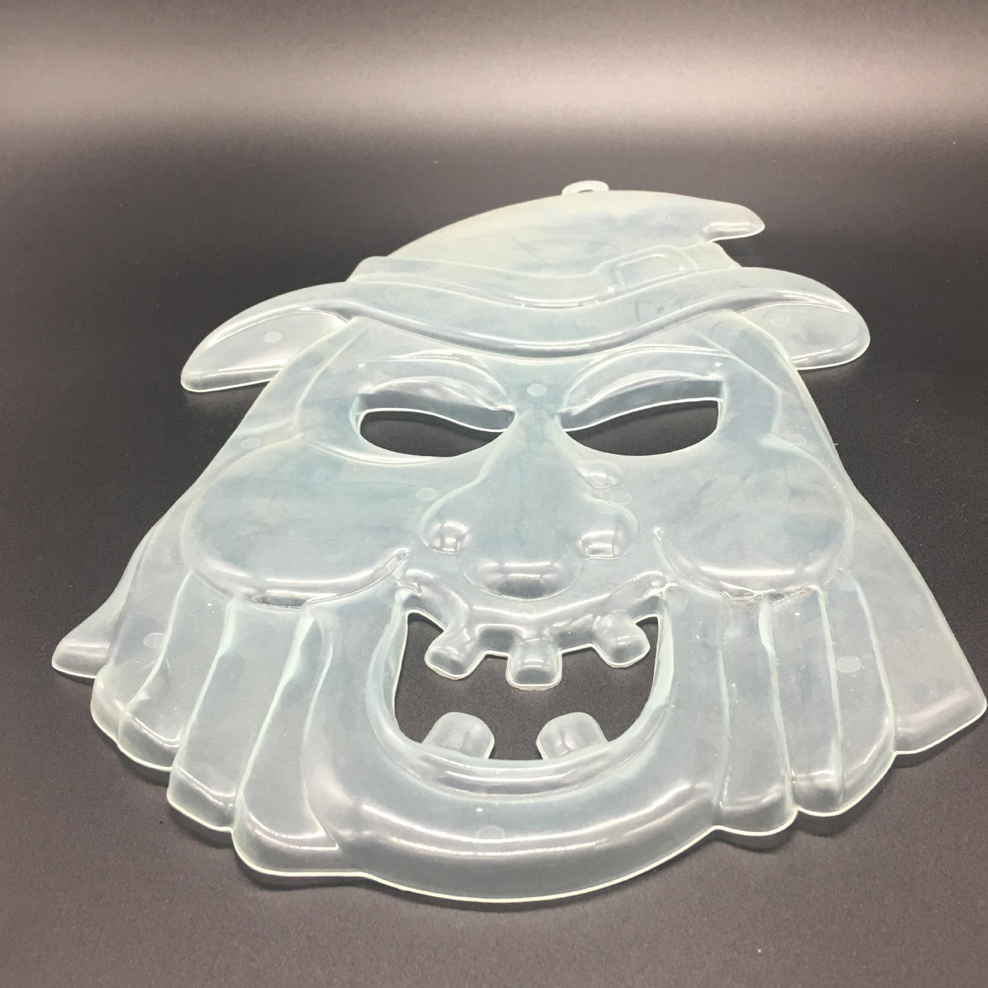 Halloween Glow-in-the-Dark Ghost Head Large Pendant