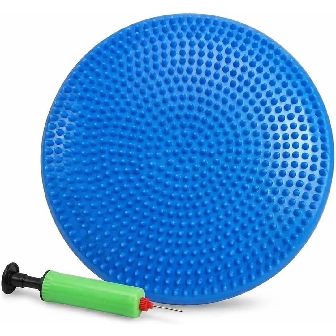 Wobble Seat Cushion Balance Disc - Rubber Wiggle Seat for Active Sitting, Office Desk Chair, and Core Strength Training