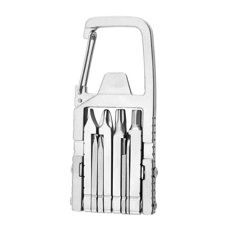 13-in-1 Pocket Multitool with Carabiner, Portable EDC Multi Tool Kit, Screwdriver Bottle Opener Box Cutter Phone Stand for Outdoor Camping Daily Use,Wooden,Yarn,Holder,Red,Christmas,Pillow,LED,Pumpkin,Candy
