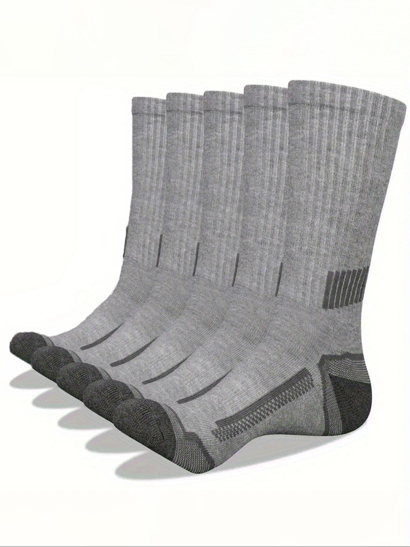 Men's Patchwork Print Crew Socks, Casual Comfy Breathable Socks for Daily Outdoor Wear, Mid-calf Socks for Men, Fall Socks for Men 2024
