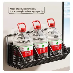 KEVE Kitchen Organizer Storage Rack Onion and Garlic Organizer Sarisari Store Hanging Organizer Rack Multifunction Shelf Condiment Organizers Vegetable Basket Draining With Hook Kitchen Utensils Waterproof Hangable organizer storage