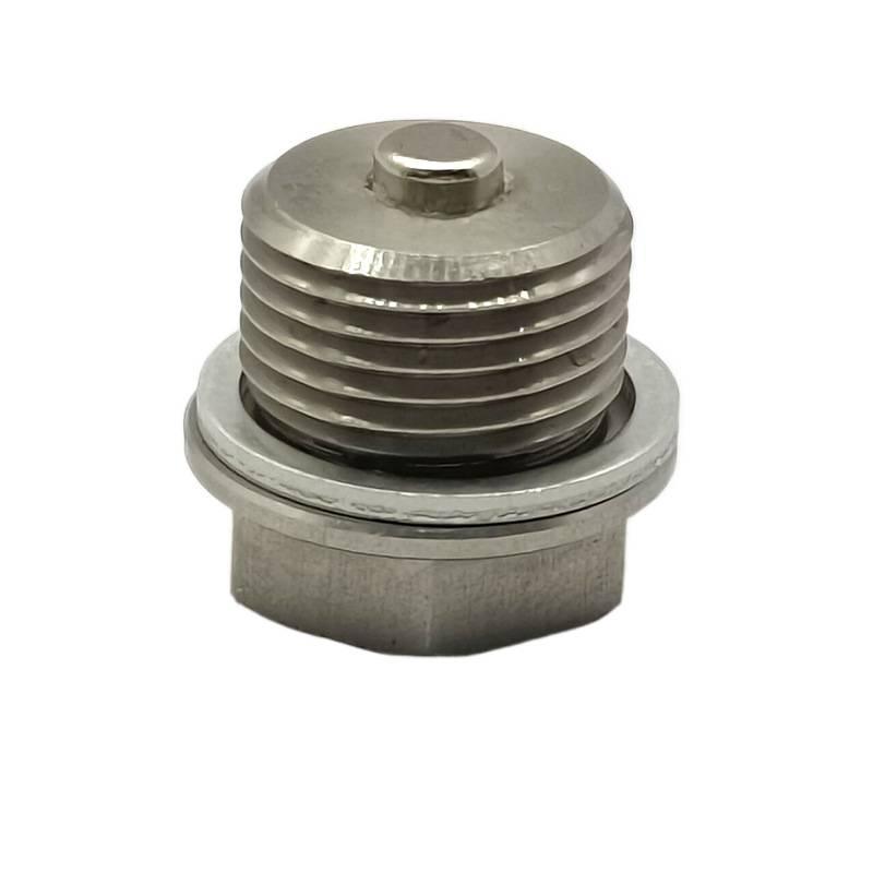 Automotive parts stainless steel magnetic oil drain plug, oil pan drain plug, transmission sludge suction screw plug