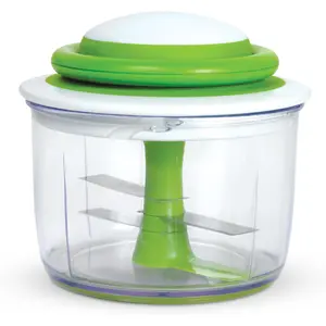 VeggiChop Hand-Powered Food Chopper (Arugula), 5.5" x 5.5" x 5"