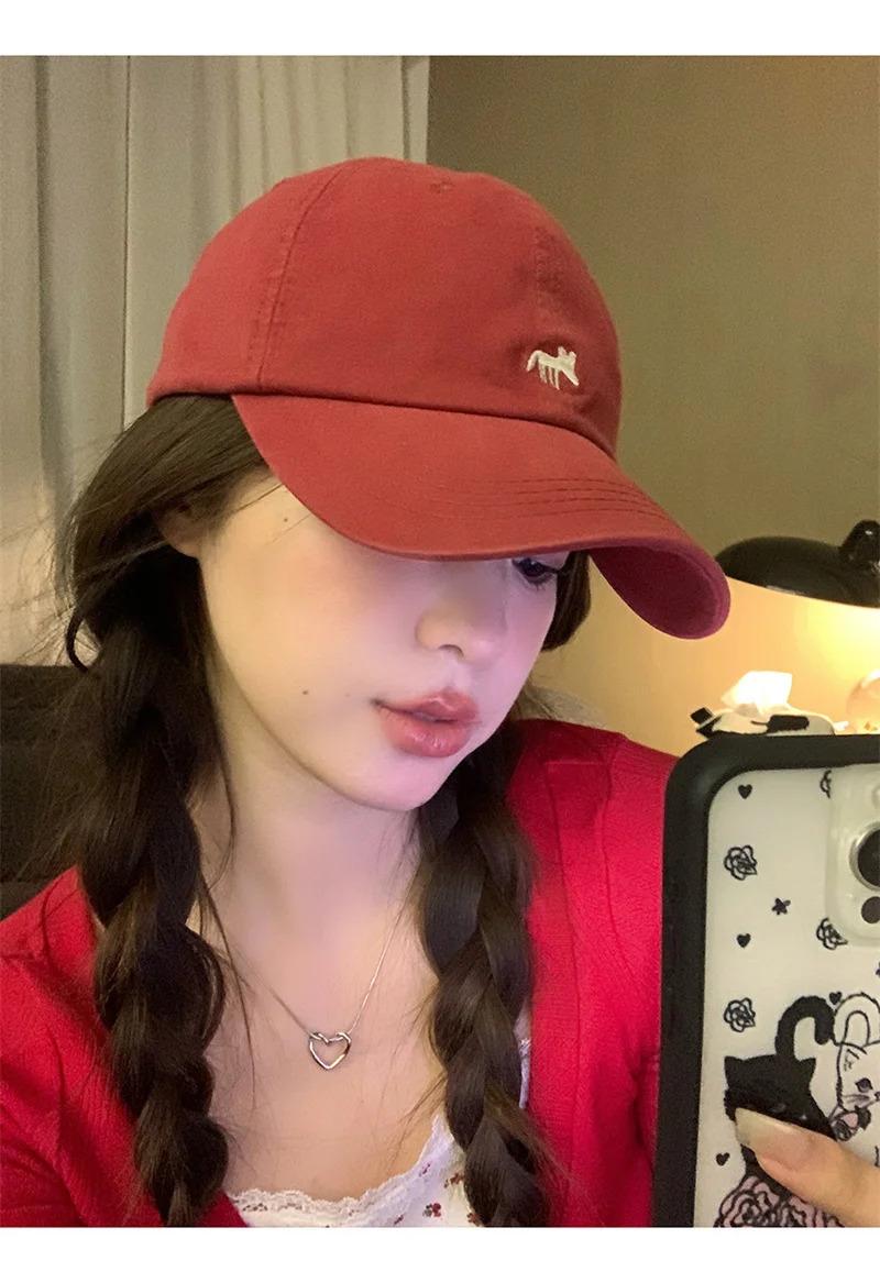 Fashion Cartoon Fox Embroidery Baseball Caps Men Women Snapback Hip Hop Hat Summer Breathable Sun Gorras Unisex Streetwear Bone