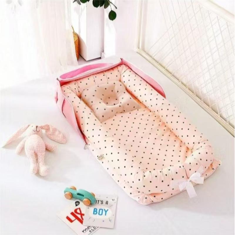 Portable Baby Bed, Baby Crib, Foldable Portable Crib, Newborn Bassinet, Baby Bed for Home, Travel, Outdoor, Baby Furniture for Infant & Toddler Portable Baby Bed, Baby Crib, Foldable Portable Crib, Newborn Bassinet, Baby Bed for Home, Travel, Outdoor, Baby Furniture for Infant & Toddler