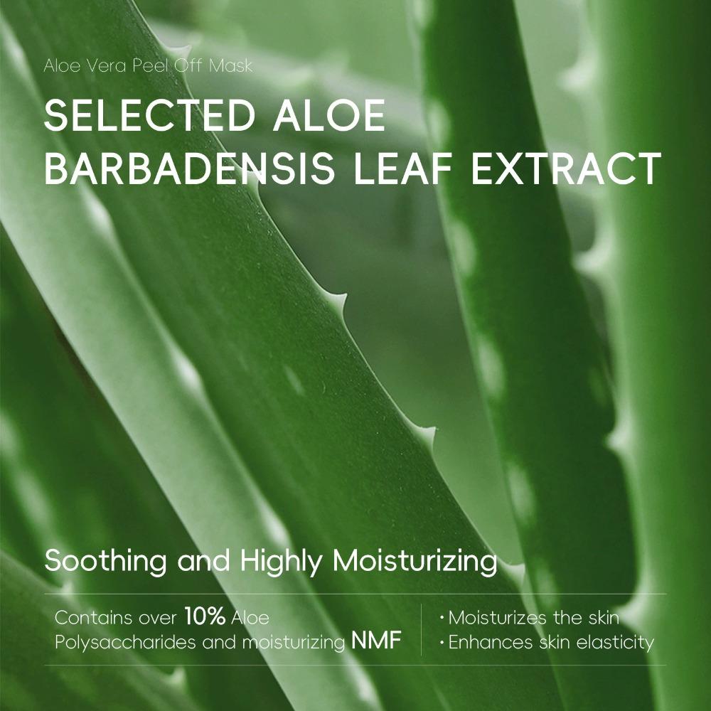 Aloe Vera Peel-Off Jelly Face Mask, Exfoliating Hydro Jelly Masks for Facials