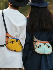 Casual Simple Unisex Dumpling Bag, Trendy Colorblock Plaid Crossbody Bag, New Arrival Kids Backpack, Fashionable Baby Bag