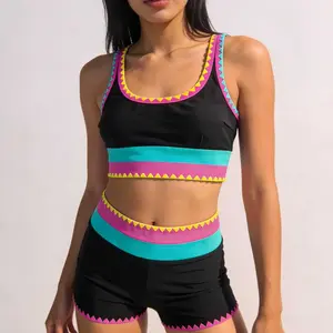 Women 2026 New Two Piece Bikini Set, Slim Fit European Style Beach Swimwear, In Stock Vacation Bathing Suit
