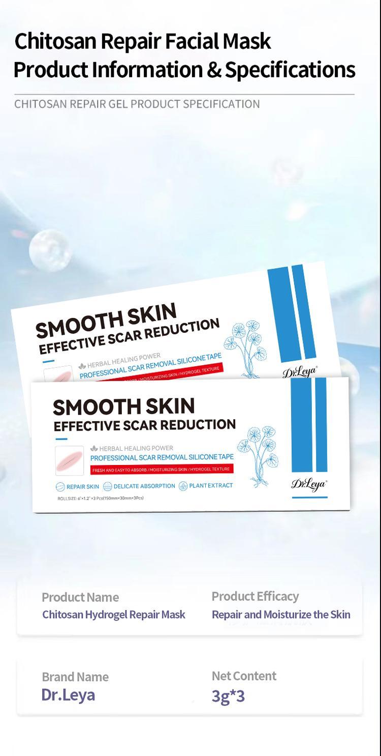 3-Piece Professional Silicone Scar Patches Surgical Scar Removal Silicone Patches Scar Removal Patches for Scar Rehabilitation Treatment