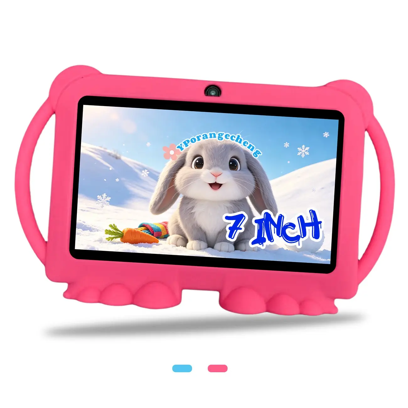 #SummerFinds #tablet educativa 7 Inch Gaming Tablet, Three-in-one for Work Study Entertainment, HD Screen, Dual Cameras & 5G WiFi, Free Protective Case, Great Birthday & Christmas Gift, Blue Pink, USB Cable Included, No Charger, Android Learning Tablet