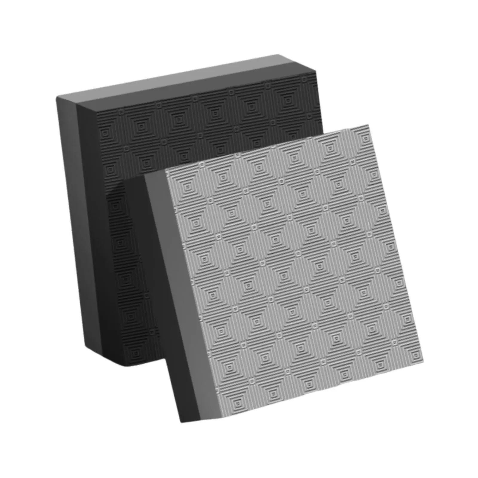 2-Pack Deadlift Weight Buffer Pads, Home Silent Lifting Anti-Fall Mats, 40x33x4 Cm, Durable Exercise Accessories