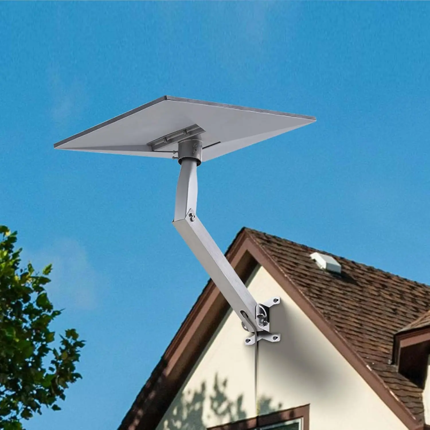 Gen 3 Mount for Starlink, 360? Adjustable Wall/Roof Mounting Kit Compatible with Starlink Standard Gen 3, V3, 4/4X Dish - Heavy Duty  Pipe Adapter Included