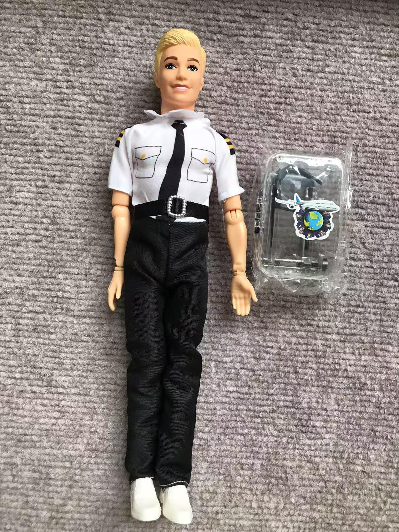 1/6 Male Doll With Clothing Set Homesome Soldier Men Doll  Handmade Clothes Outfit For 29CM Ken Prince Doll