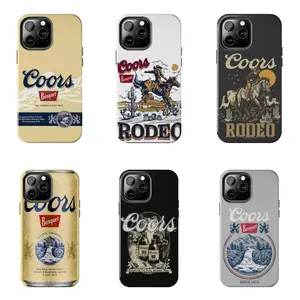 Coors Rodeo Series Themed Phone Case Premium Texture, Anti-Drop, Anti-Fingerprint For IPhone 17-11, Pro Max, Pro Plus, and Samsung S26-22 Protection Safety