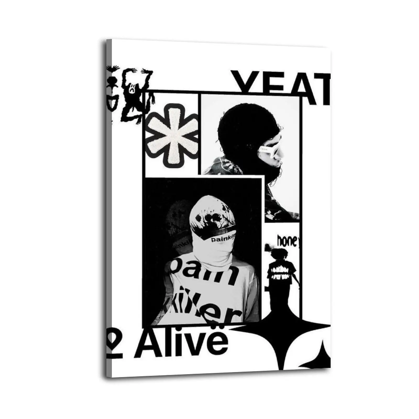 Yeat Canvas Prints | Bedroom Art | Bathroom Art | Trendy Wall Art | Funky Wall Art