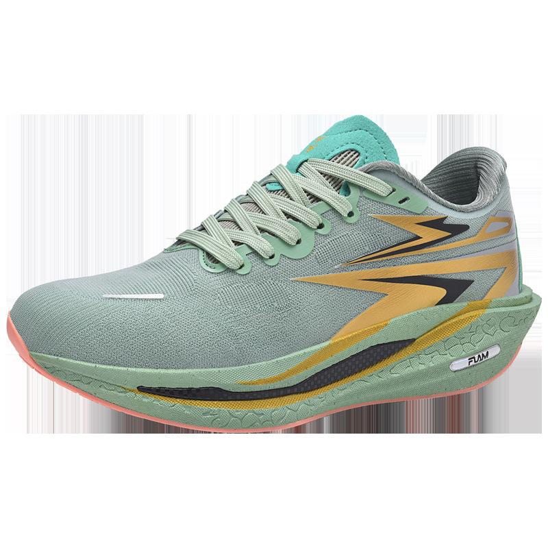 (New)Professional Carbon Plate Marathon Shock Absorption Soft Sole Running Shoes| Men'S Sports Shoes with Upper and Rubber Sole, Low Top Design, All-Season