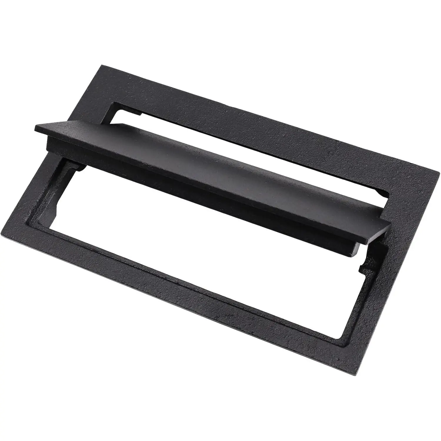 Cast Iron Fireplace Ash Dump Door Chimney Cleanout Door, Chimney Cleanout Cover, Ash Dump Cover, Fireplace Cleanout Cover Used to Isolate Ashes for Easy Cleanup of Debris, 4 1/2 by 8 5/8 Inch
