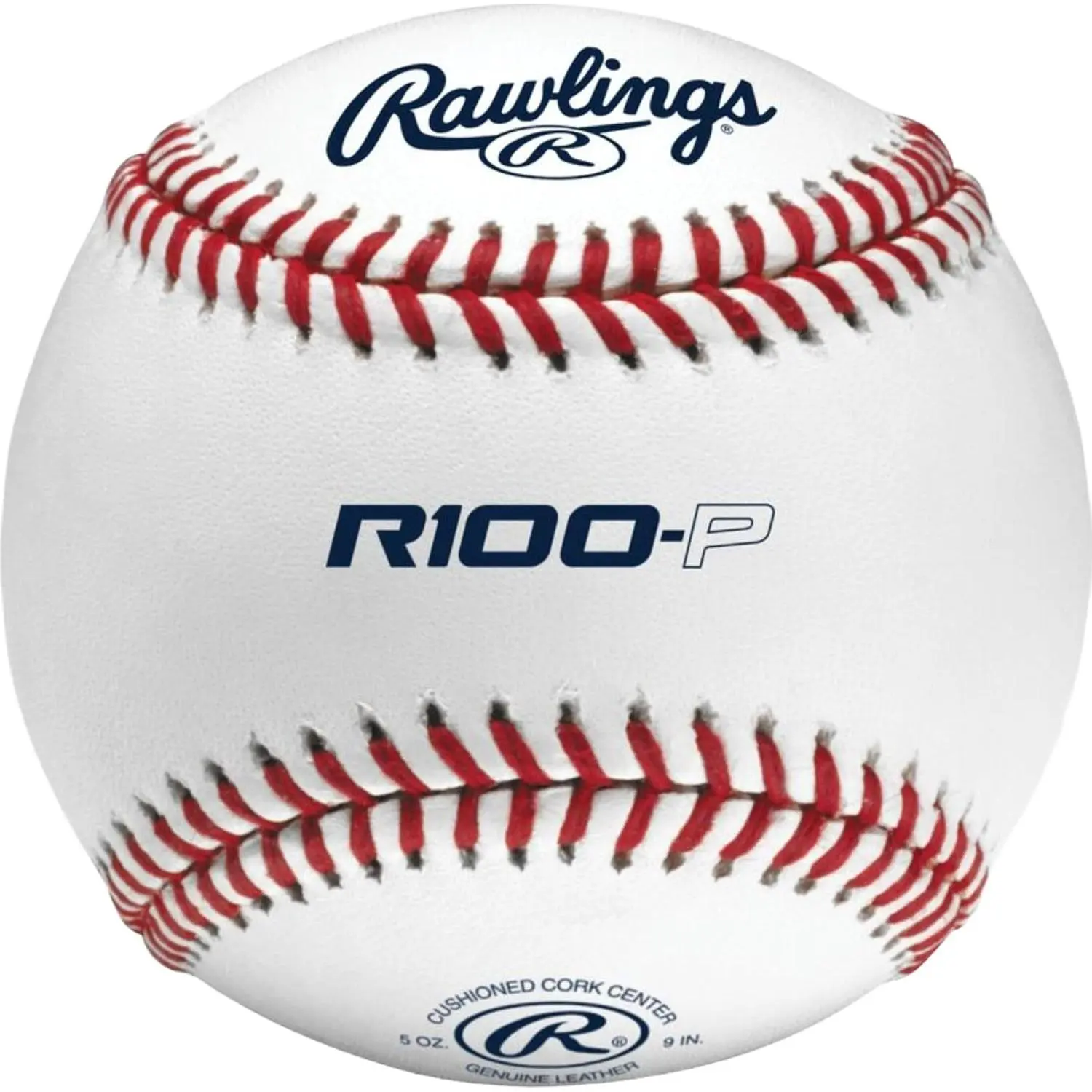 Rawlings | Practice Baseballs | R100-P or FSR100-P Baseballs | Collegiate, High School & Youth | Flat or Raised Seam Options