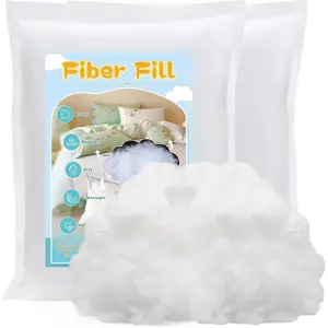 900g/31.8oz  Ployester Stuffing, High Resilience Polyfill Stuffing, Stuffing for Pillow, Soft and Warm Fiberfill Stuffing for Cushions and Handicrafts