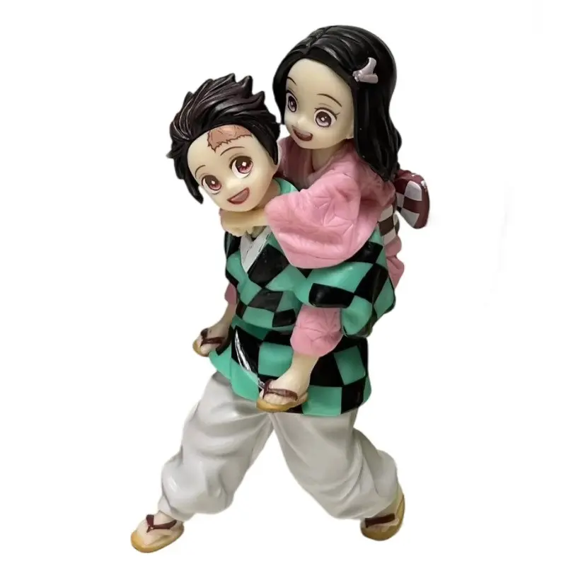Demon Slayer Gk Anime Figure Collection, Tanjiro & Nezuko Collectible Model, High-Quality Handmade Statue, Perfect Gift for Fans