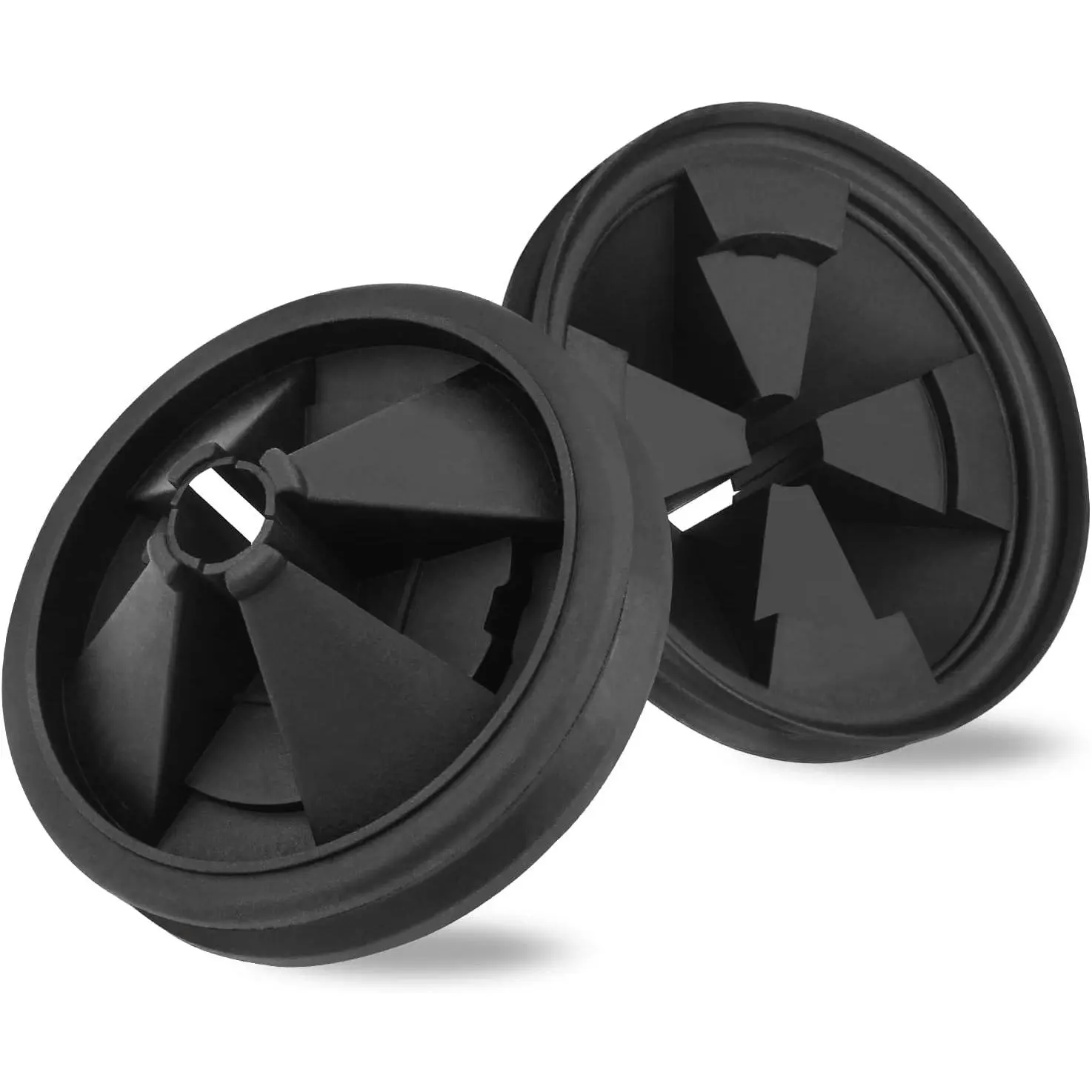 Garbage Disposal Splash Guard, 2 Pack Upgraded EPDM Rubber Drain Insert for  Evolution Series 3 3/8" QCB-AM Sink Baffle Drain Cover Removable Quiet  EPDM Strainer Insert