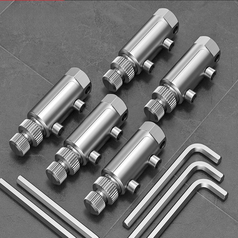 Broken Pipe Extractor Tool, Stripped Screw Extractor, Broken Faucet Removal Tool for 1/2", 3/4" Pipe, Easy Out Pipe Extractors Kit for Damaged Faucet Water Valves